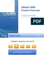 QRadar SIEM Product Overview Presentation