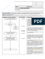 Validacion de Primera Pieza y Puesta A Punto Del Proceso