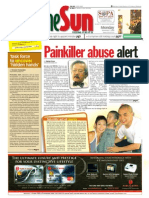 TheSun 2009-11-02 Page01 Painkiller Abuse Alert