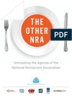 The Other NRA: Unmasking The Agenda of The National Restaurant Association