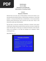 Fluid Mechanics Prof. T.I. Eldho Department of Civil Engineering Indian Institute of Technology, Bombay