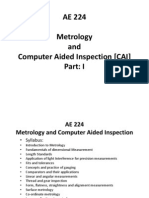  Metrology and Computer Aided Inspection 1 A