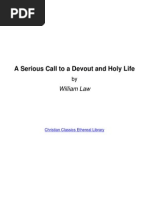 Serious Call To A Devout and Holy Life by William Law