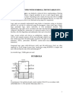 Logic Gate, Types With Symbols, Truth Tables Etc