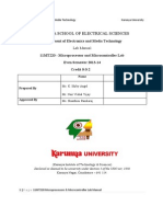 11MT220 Microprocessor and Microcontroller Lab