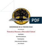 Naturaleza Humana y Diversidad Cultural