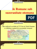 Tarile Romane Sub Suzeranitate Otomana