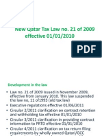 Qatar Tax Law 2009