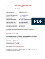 Repaso para Examen Oral Units 1 5