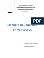 Historia Del Turismo en Venezuela