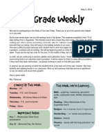 First Grade Newsletter