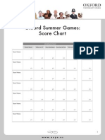 Oxford Summer Games: Score Chart: WWW - Oupe.es