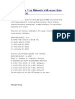 Setup Queue Tree Mikrotik With More Than Two Interfaces