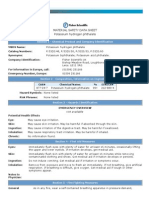 Material Safety Data Sheet Potassium Hydrogen Phthalate: Section 1 Chemical Product and Company Identification