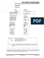 PIC16F627A/628A/648A: 19.0 Packaging Information