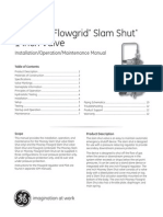 Mooney Flowgrid Slam Shut 1 Inch Valve: GE Oil & Gas