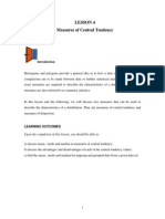 Lesson 4 Measure of Central Tendency