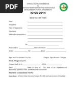 ICICE-2014: Registration Form