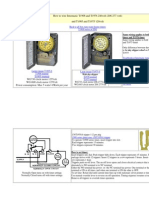 How To Wire Intermatic T1906 and T1976 240volt