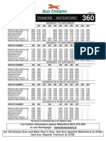 CIE TIMETABLE Waterford Tramore Waterford Bus Timetable 26.07.12