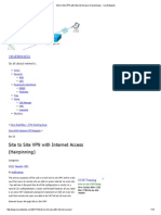 Site To Site VPN With Internet Access (Hairpinning) - XeruNetworks