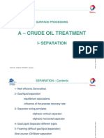 1 - Crude Oil Treatment - Separation