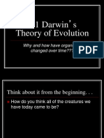 6.1 Darwin's Theory of Evolution: Why and How Have Organisms Changed Over Time???