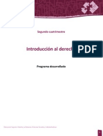 Programa - Desarrollado INTRODUCCION AL DERECHO PDF