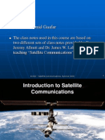 Satellite Communications Course Lecture 1 For AASTMT