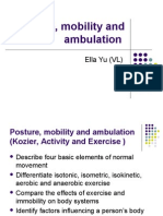 Posture, Mobility and Ambulation