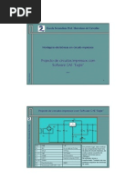 Projecto de Circuitos Impressos Com o "EAGLE"