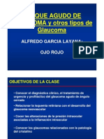 Glaucoma Agudo y Otros