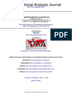 Identification of Symbiosis