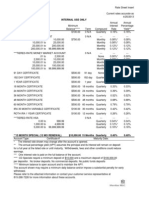 Rate Sheet