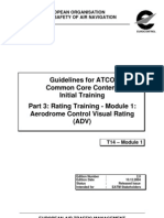 Guidelines For ATCO Common Core Content Initial Training - Part 3 - MOD 1 - ADV