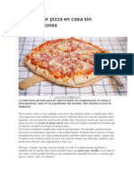 Cómo Hacer Pizza en Casa Sin Complicaciones