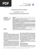 Circulating Microparticles in Preeclampsia: Research Article