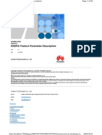 HSDPA Feature Parameter Description: Wcdma Ran RAN15.0