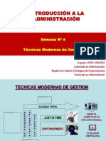 Tecnicas Modernas de Gestion