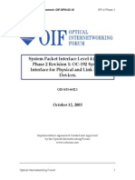 OIF-SPI4-2.01: SPI 4.2 Interface