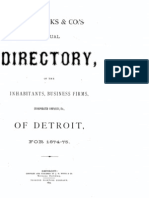 1874 Detroit Directory