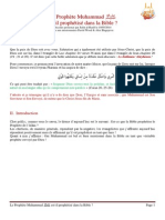 Muhammad Mentionne Dans La Bible - Discours Du 10 Mai 2014 Prononce Par Salik Alhanif PDF