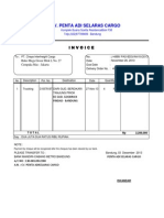 Invoice PT. Chaya Interfreight