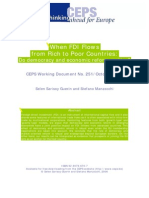 When FDI Flows From Rich To Poor Countries:: Do Democracy and Economic Reform Matter?