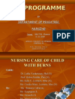 Nursing Care of Children With Burns