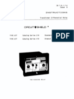 ABB Differential Relay Setting Calculation