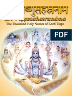 Sri Vishnu Shahastra Naam: The Thousand Holy Names of Lord Vishnu