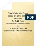 Scientific Errors Found in Bible