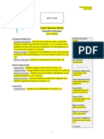 Fy14 Written Business Plan Template SG