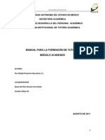 Manual ProInsTA Curso de Tutoría Académica Nivel Avanzado.